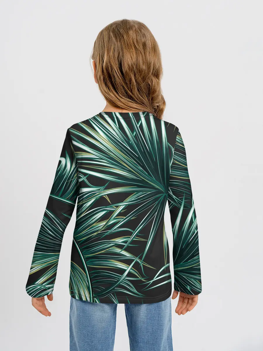 Детский лонгслив / Папоротник