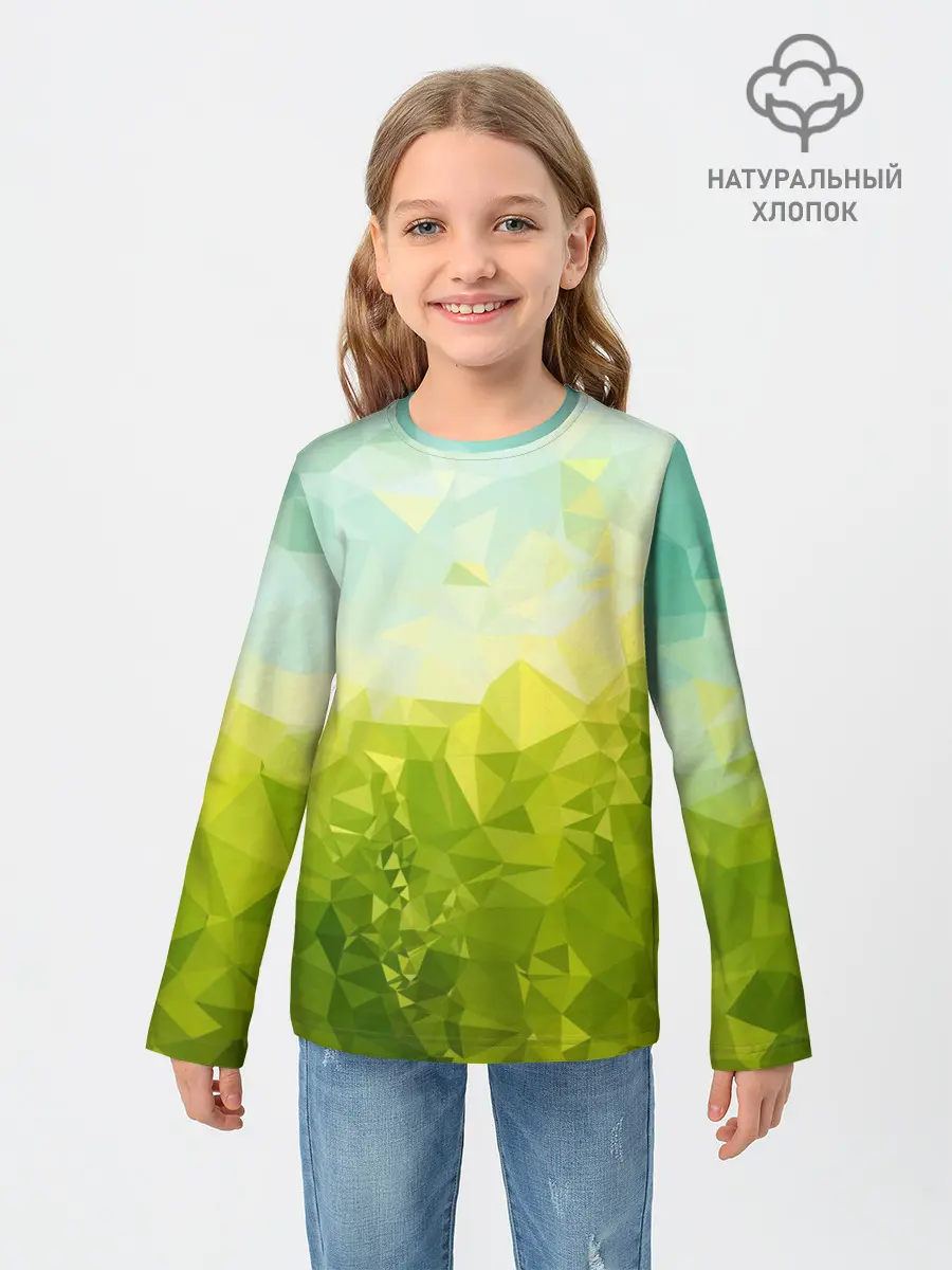 Детский лонгслив / Природная Абстракция