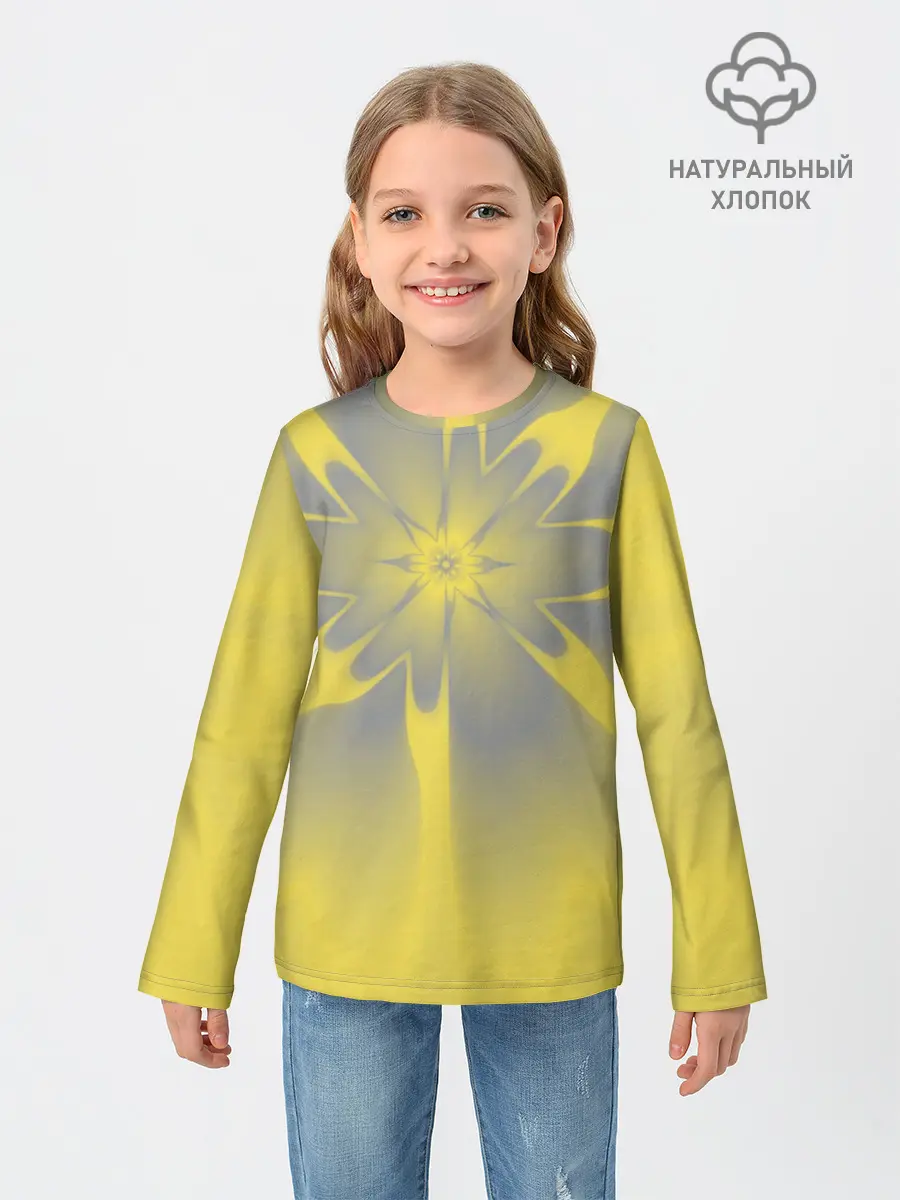 Детский лонгслив / Абстракция