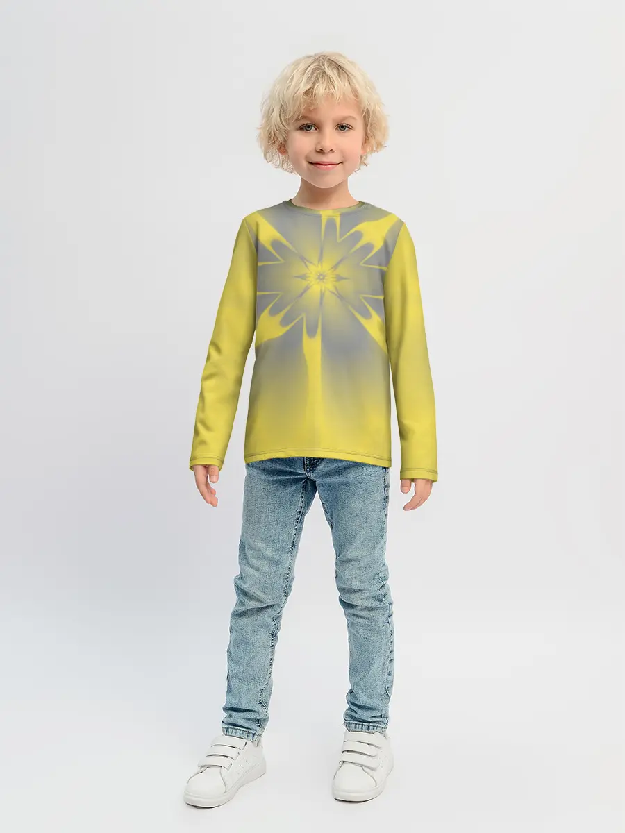 Детский лонгслив / Абстракция