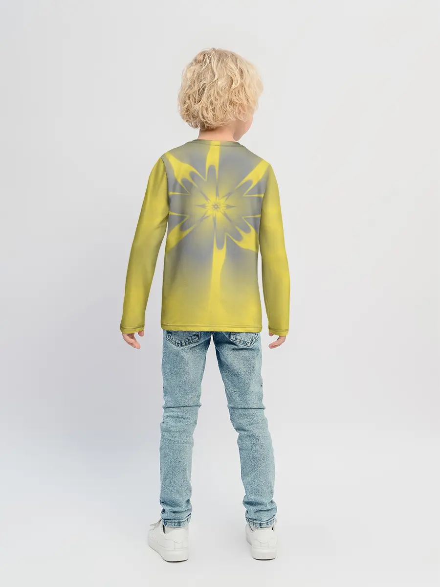 Детский лонгслив / Абстракция