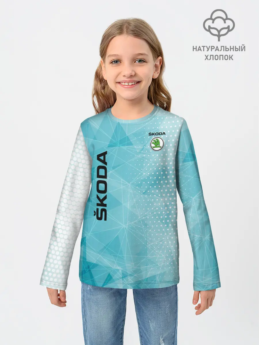 Детский лонгслив / SKODA