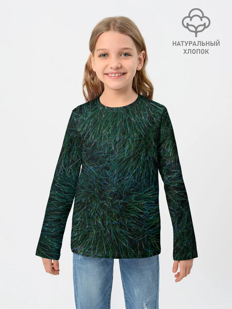 Детский лонгслив / Хвойная нежность