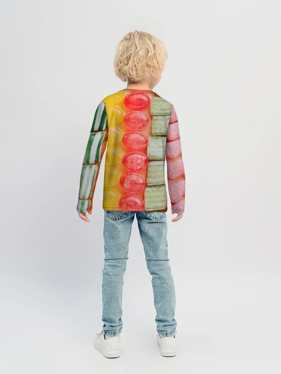 Детский лонгслив / Мармеладки леденцы