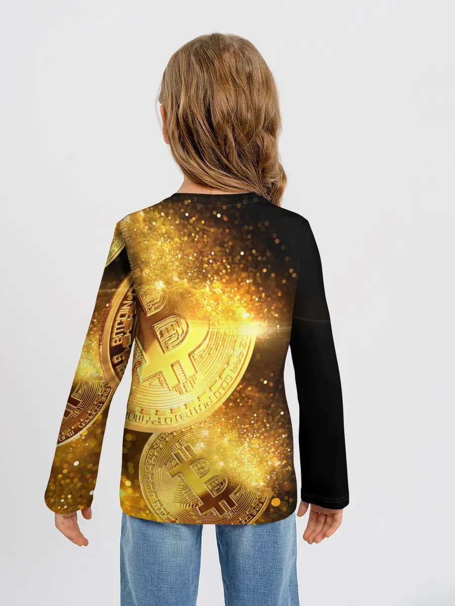 Детский лонгслив / БИТКОИН ЗОЛОТО | BITCOIN GOLD