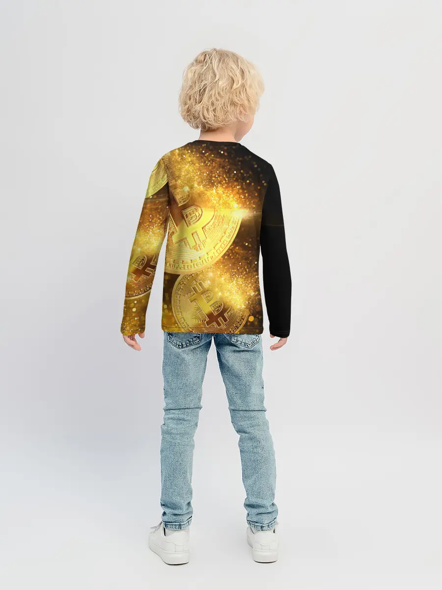 Детский лонгслив / БИТКОИН ЗОЛОТО | BITCOIN GOLD