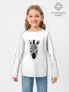 Детский лонгслив / Зебра минимализм