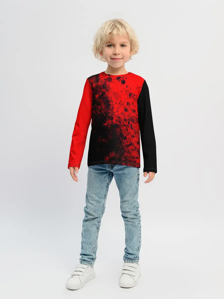 Детский лонгслив / Пятна Крови