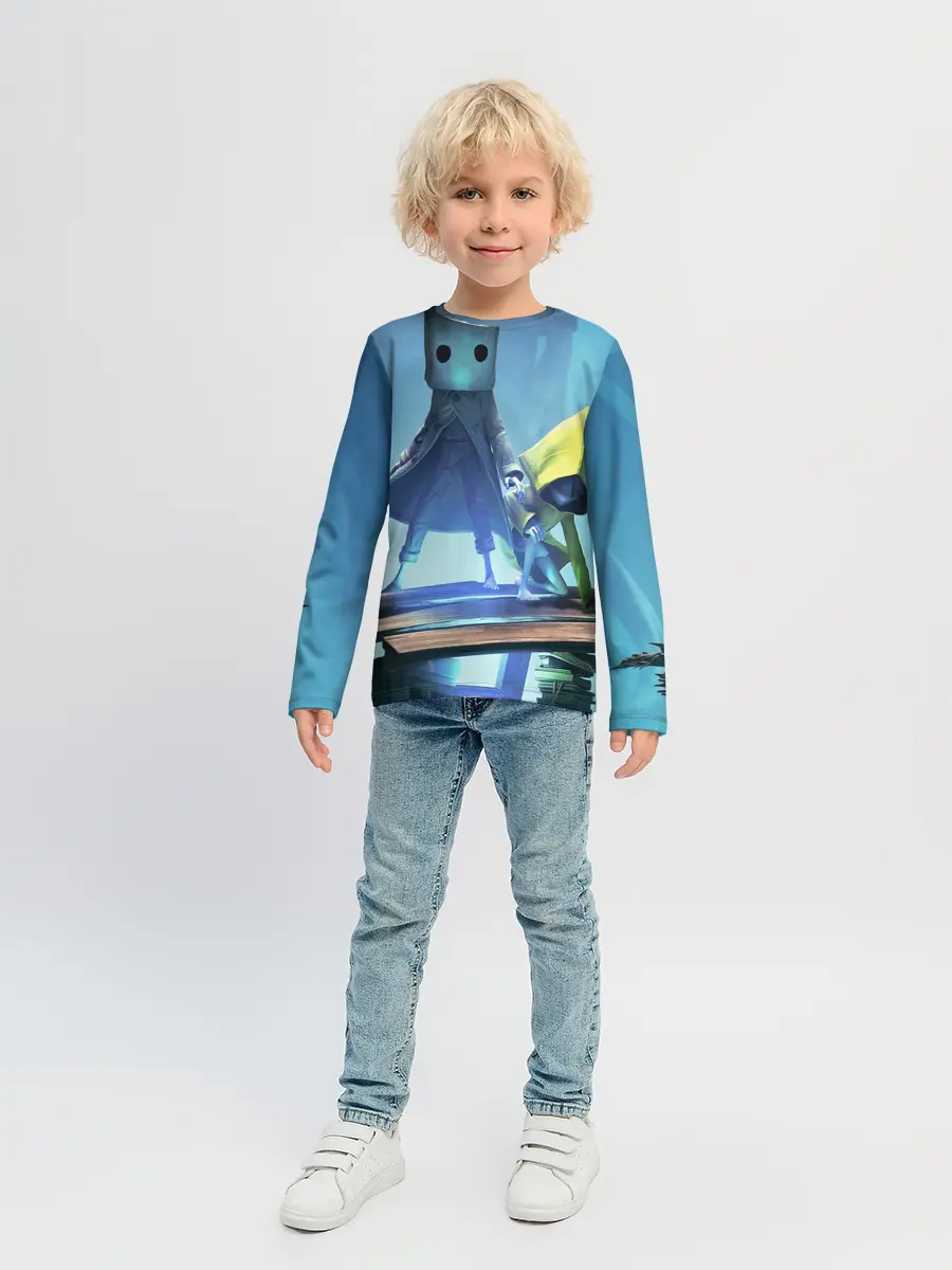 Детский лонгслив / Little Nightmares || арт шестой и моно