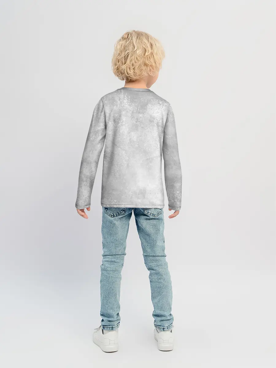 Детский лонгслив / Билли Айлиш красочная