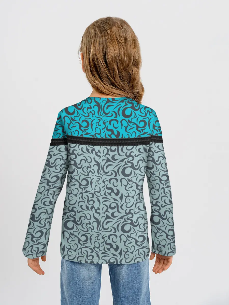 Детский лонгслив / Снежный вихрь