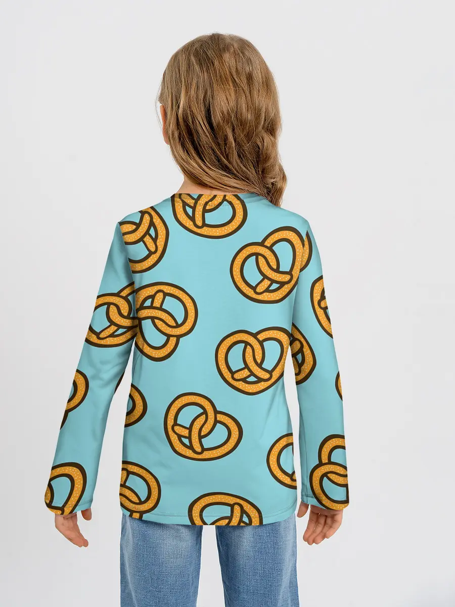 Детский лонгслив / Крендели