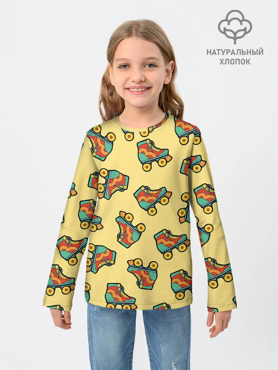 Детский лонгслив / Ролики