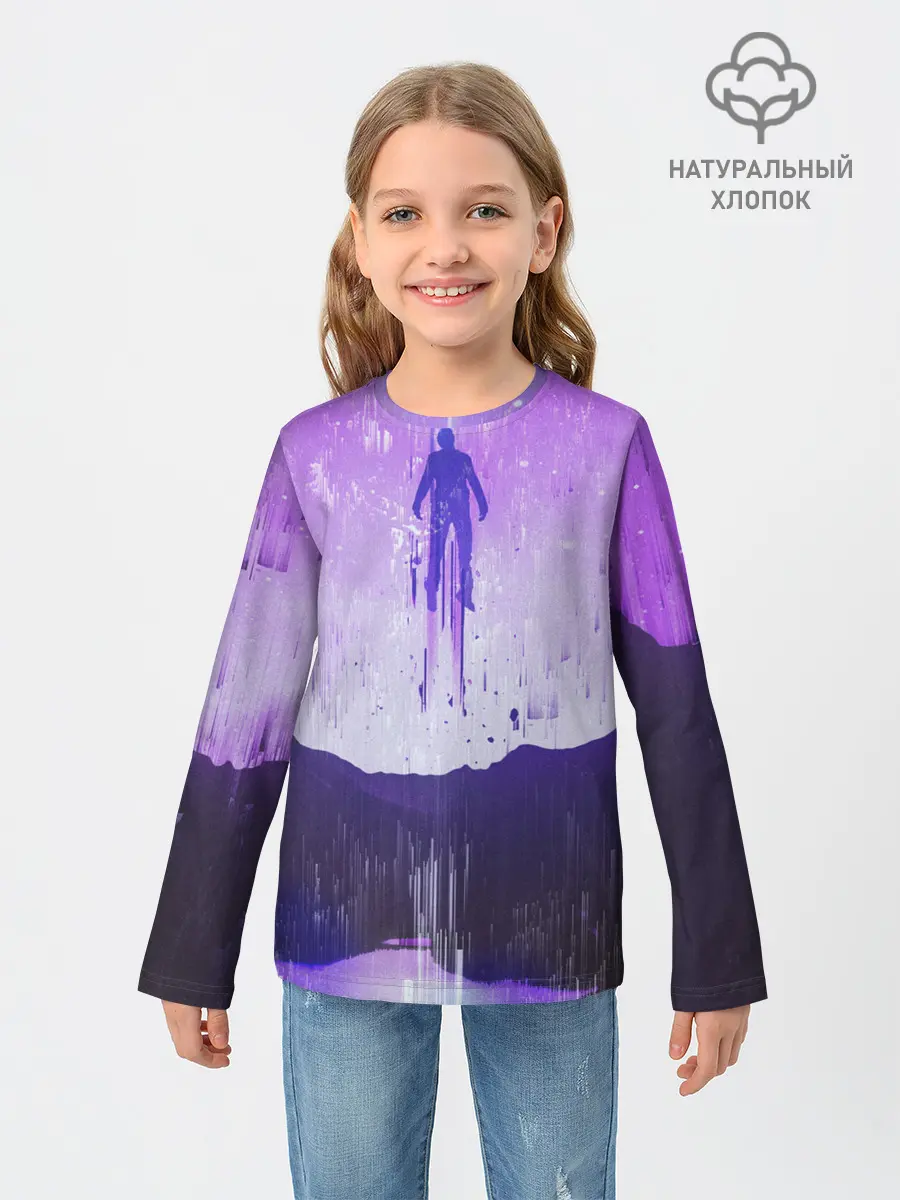 Детский лонгслив / Парящий в небесах