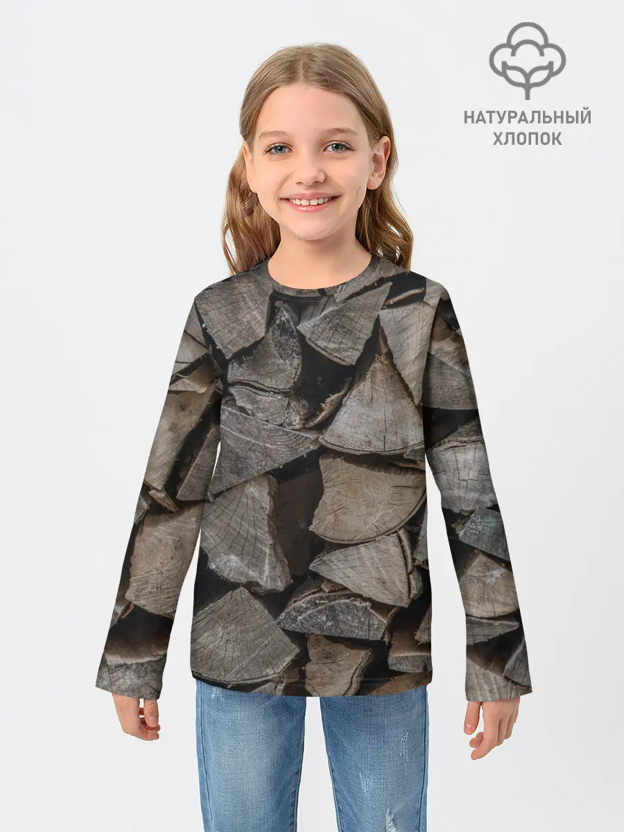 Детский лонгслив / ДРОВА