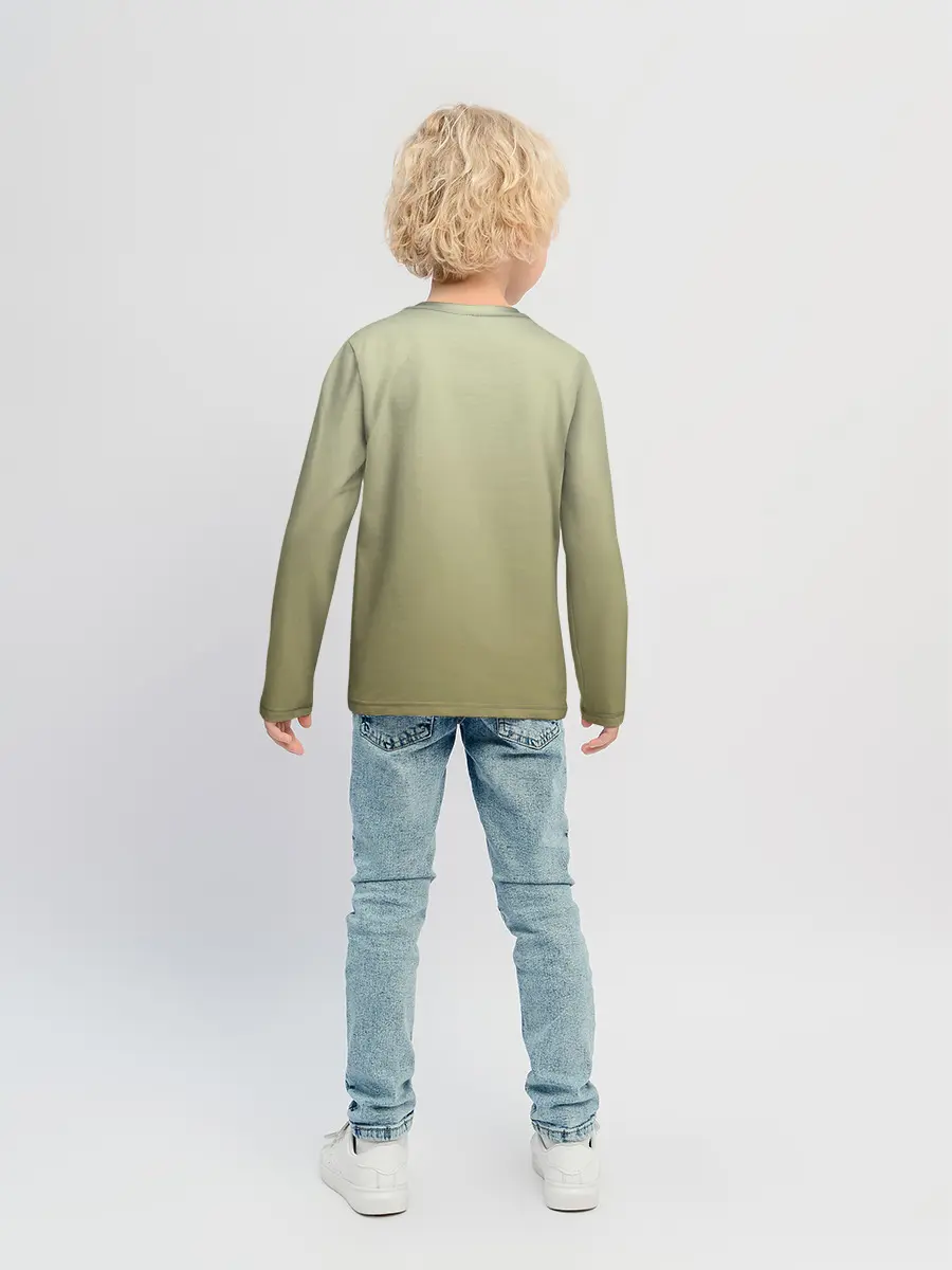 Детский лонгслив / чехол дудлинг цветы