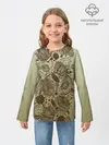 Детский лонгслив / чехол дудлинг цветы