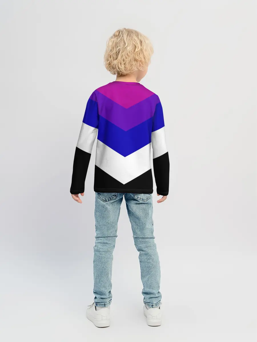 Детский лонгслив / Полосы