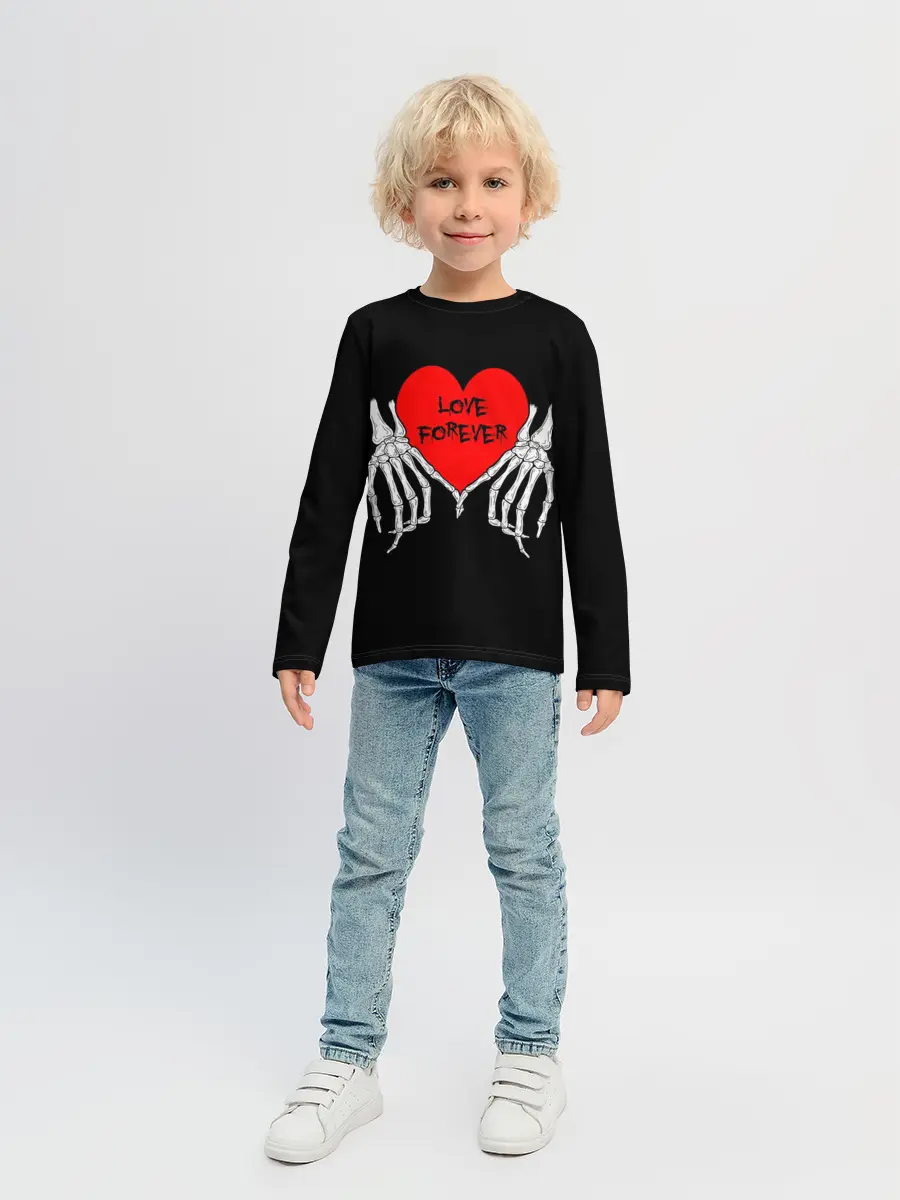Детский лонгслив / LOVE FOREVER | ЛЮБОВЬ НАВСЕГДА