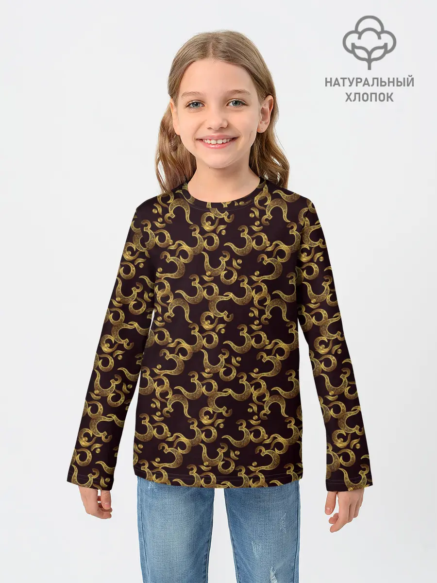 Детский лонгслив / Мантра ОМ