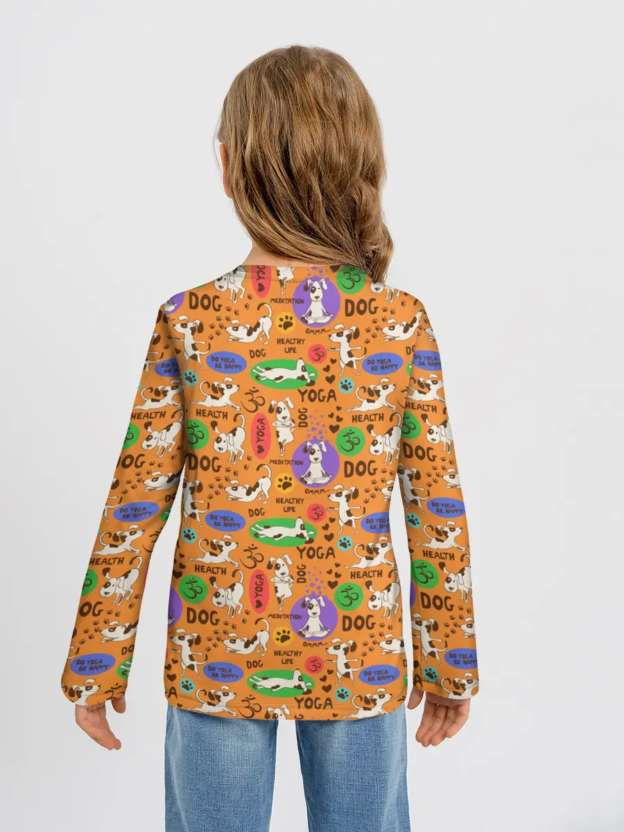 Детский лонгслив / Йога