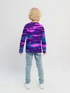 Детский лонгслив / CYBERSTYLE NEON CAMOUFLAGE