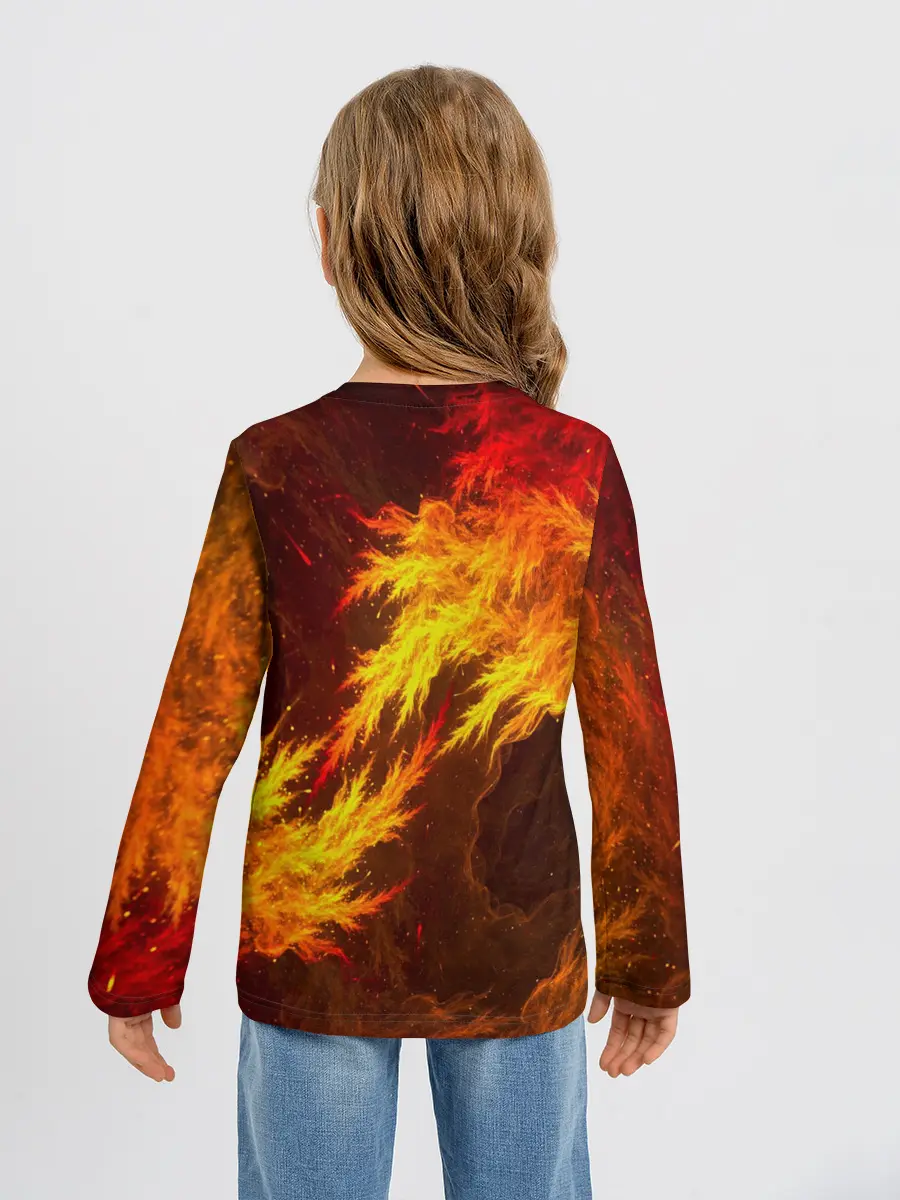 Детский лонгслив / Битва огней