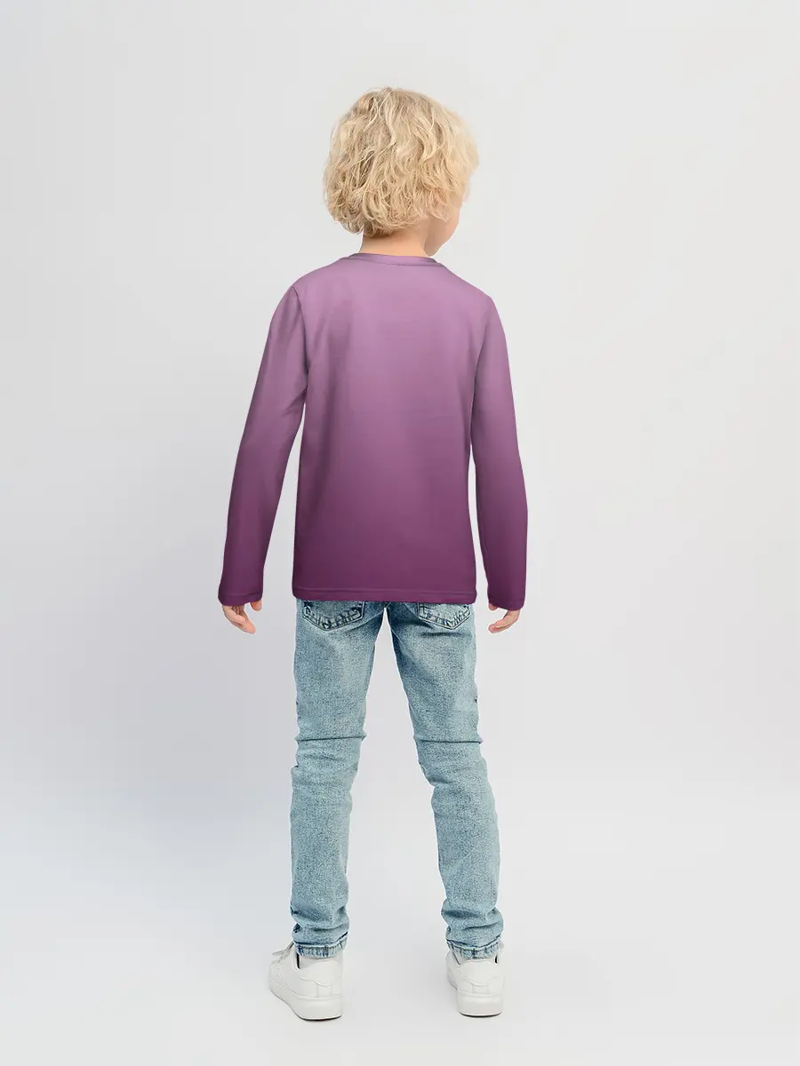 Детский лонгслив / кот художник творец