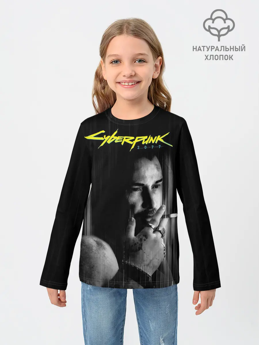 Детский лонгслив / Cyberpunk 2077 | Джонни