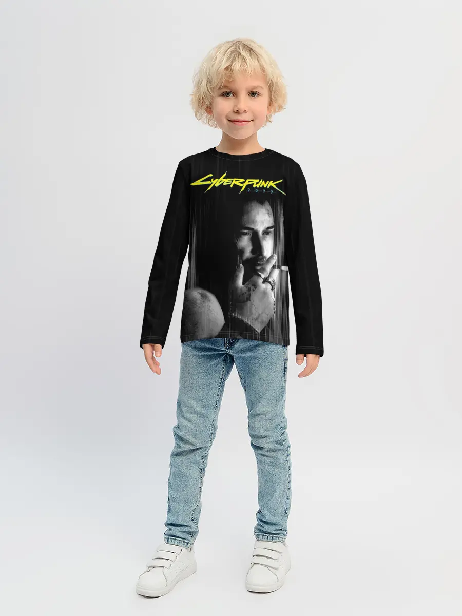 Детский лонгслив / Cyberpunk 2077 | Джонни