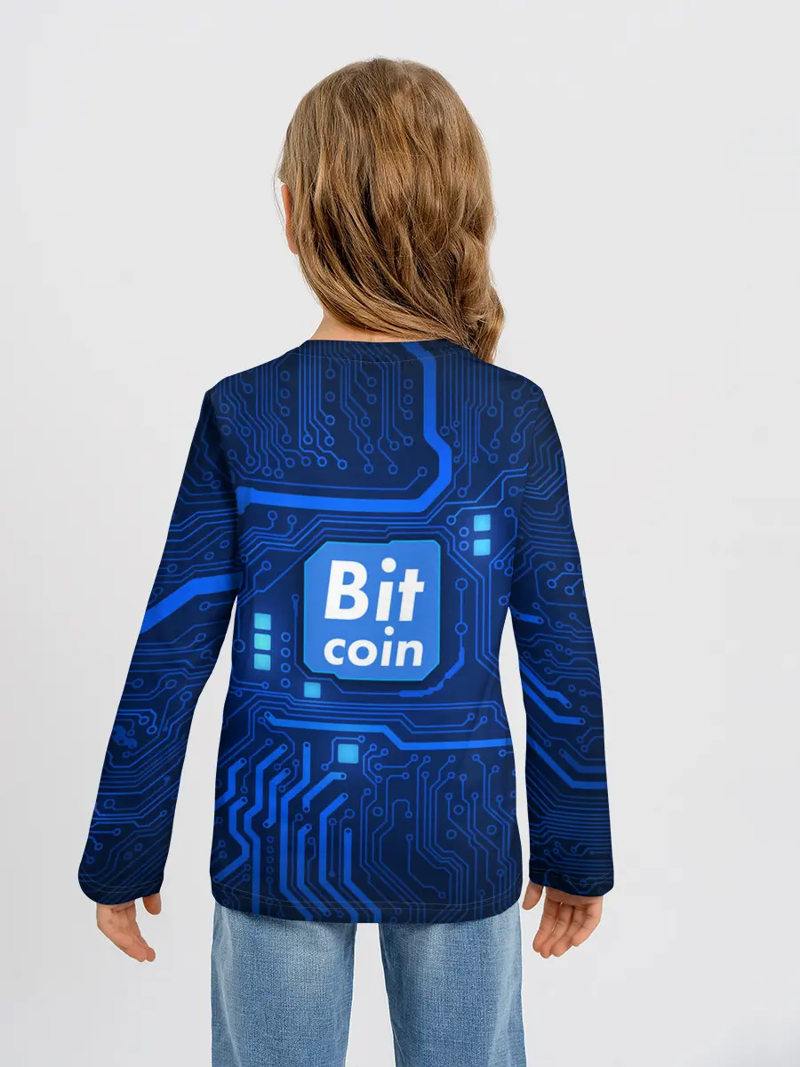 Детский лонгслив / BITCOIN | БИТКОИН