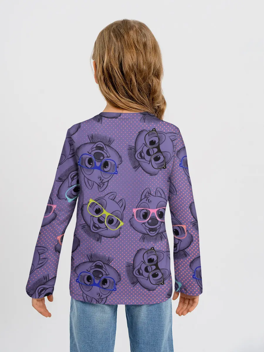 Детский лонгслив / Chip n Dale