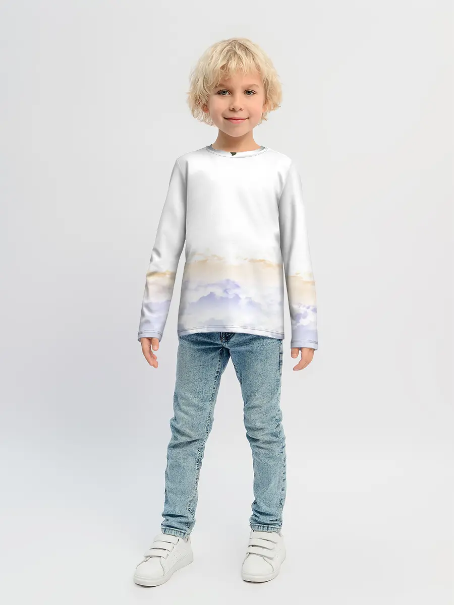 Детский лонгслив / Прыжок в небо