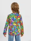 Детский лонгслив / Разноцветные бабочки