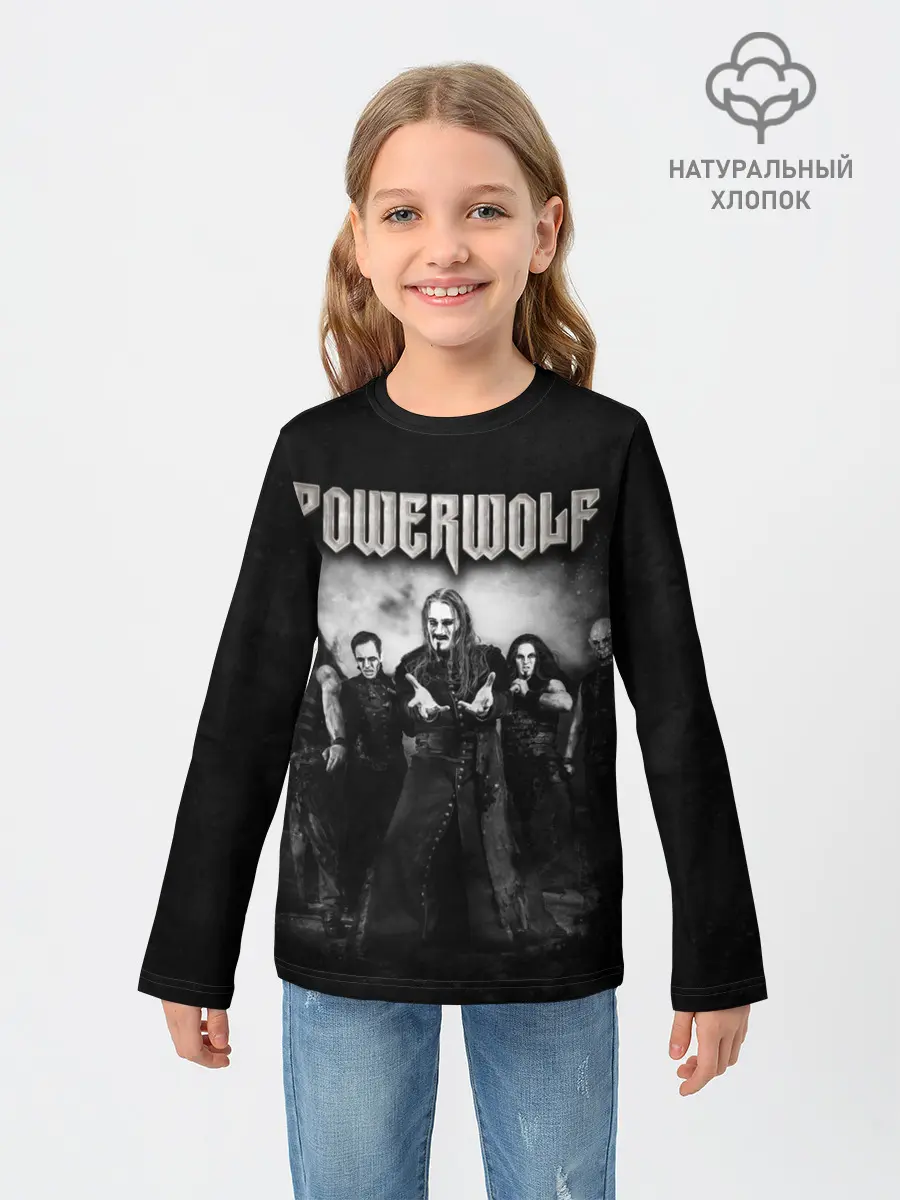 Детский лонгслив / Powerwolf