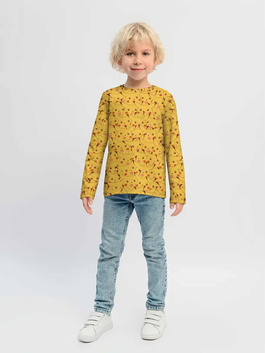 Детский лонгслив / Пикачу