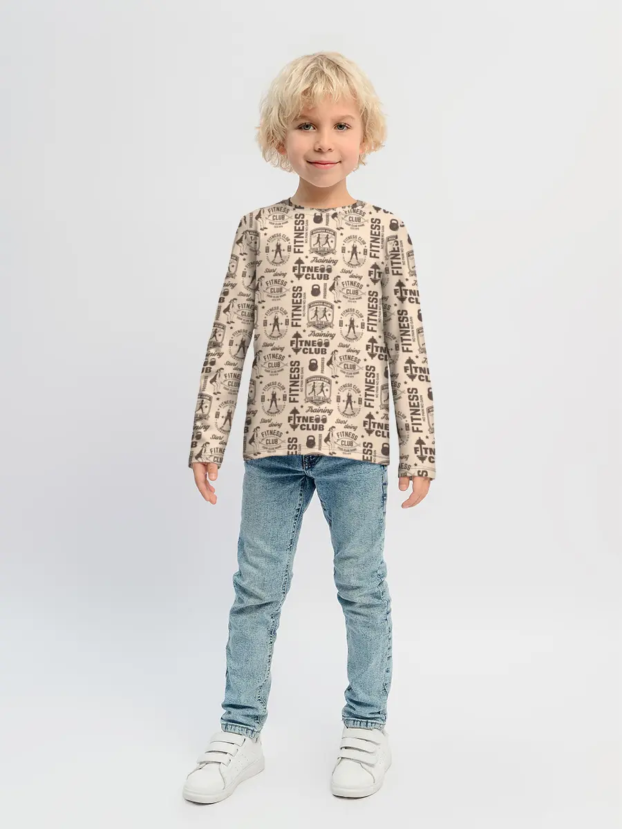 Детский лонгслив / Fitness
