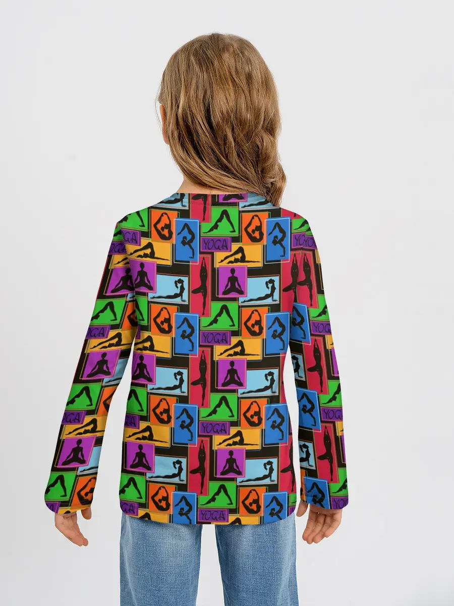 Детский лонгслив / Йога