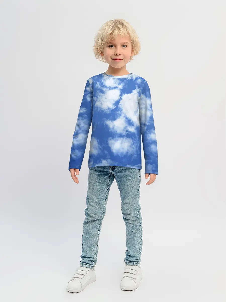 Детский лонгслив / ОБЛАКА
