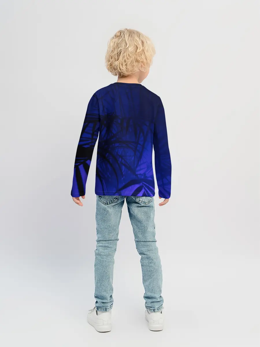 Детский лонгслив / Тихие джунгли