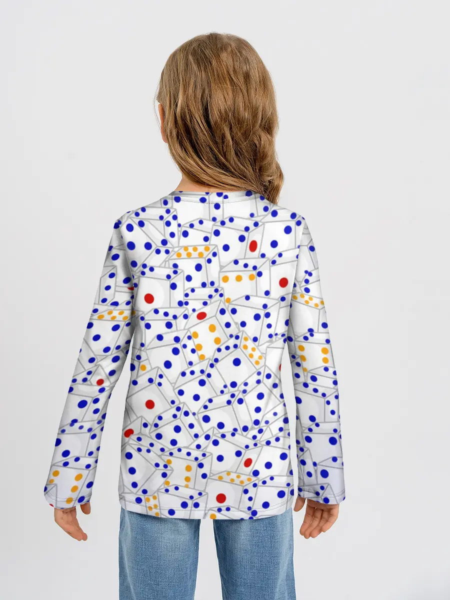 Детский лонгслив / Игральные кубики