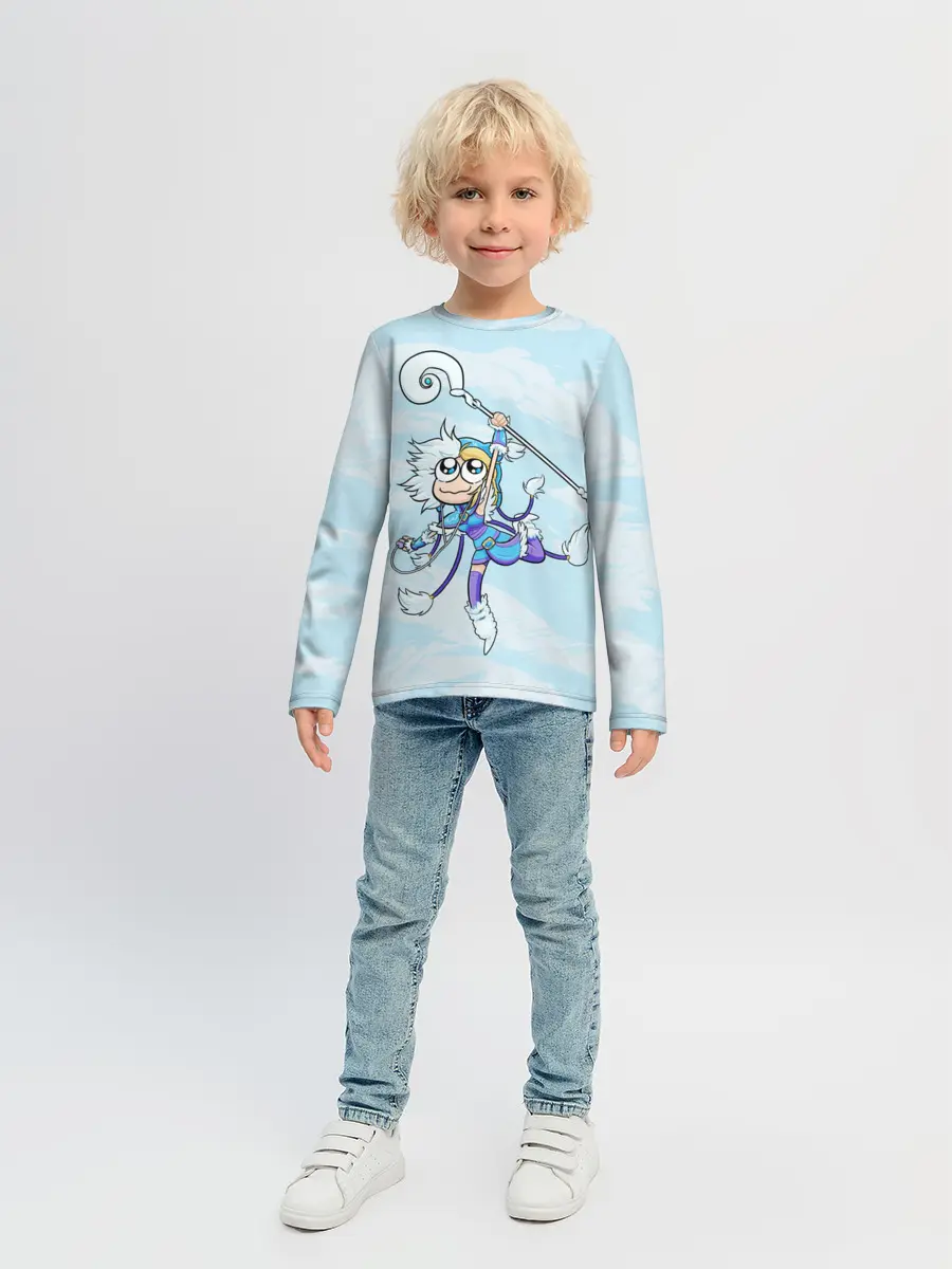 Детский лонгслив / Снежный танец | Dota 2