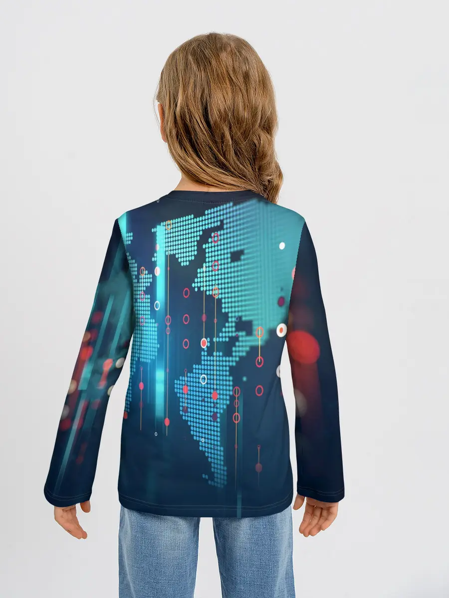 Детский лонгслив / Stop Covid-19