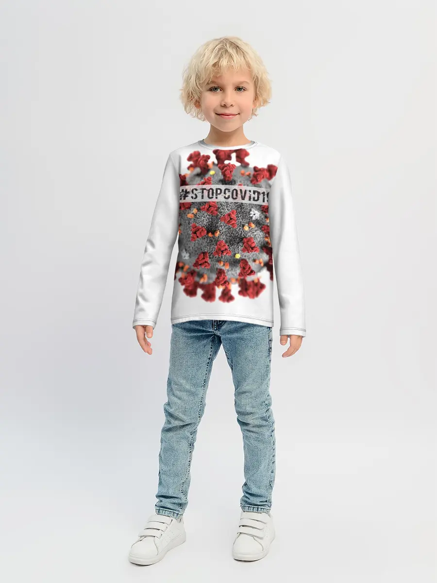 Детский лонгслив / Covid-19