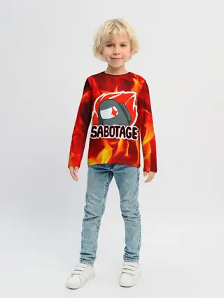 Детский лонгслив / Among Us