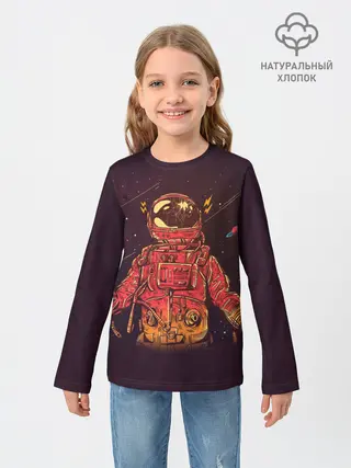 Детский лонгслив / Отчаянный Космонавт