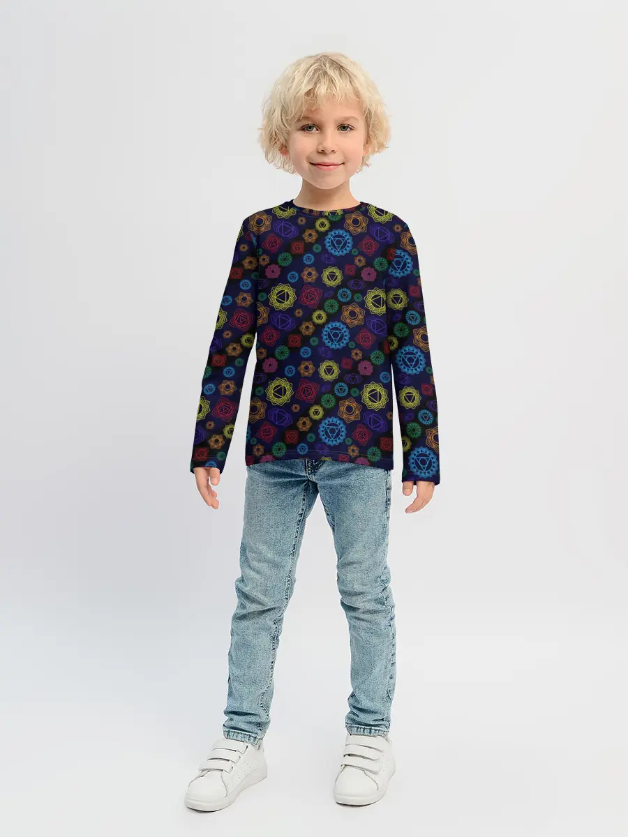 Детский лонгслив / Чакры
