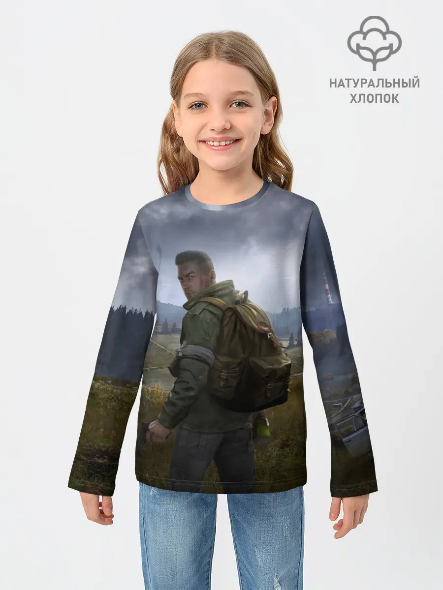 Детский лонгслив / DAYZ POSTER | ДЕЙЗИ ПОСТЕР