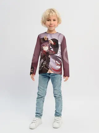 Детский лонгслив / GENSHIN IMPACT, ХУ ТАО