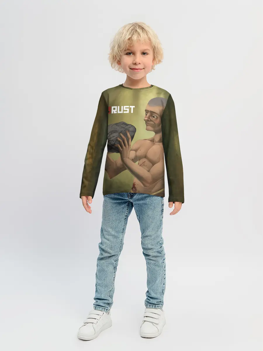 Детский лонгслив / Rust